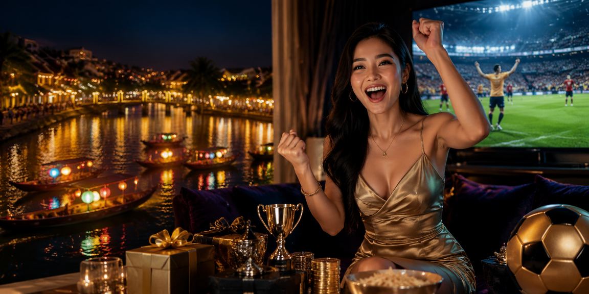 Người chơi VIP tại Hội An nhận bonus và theo dõi kèo trận đấu qua điện thoại